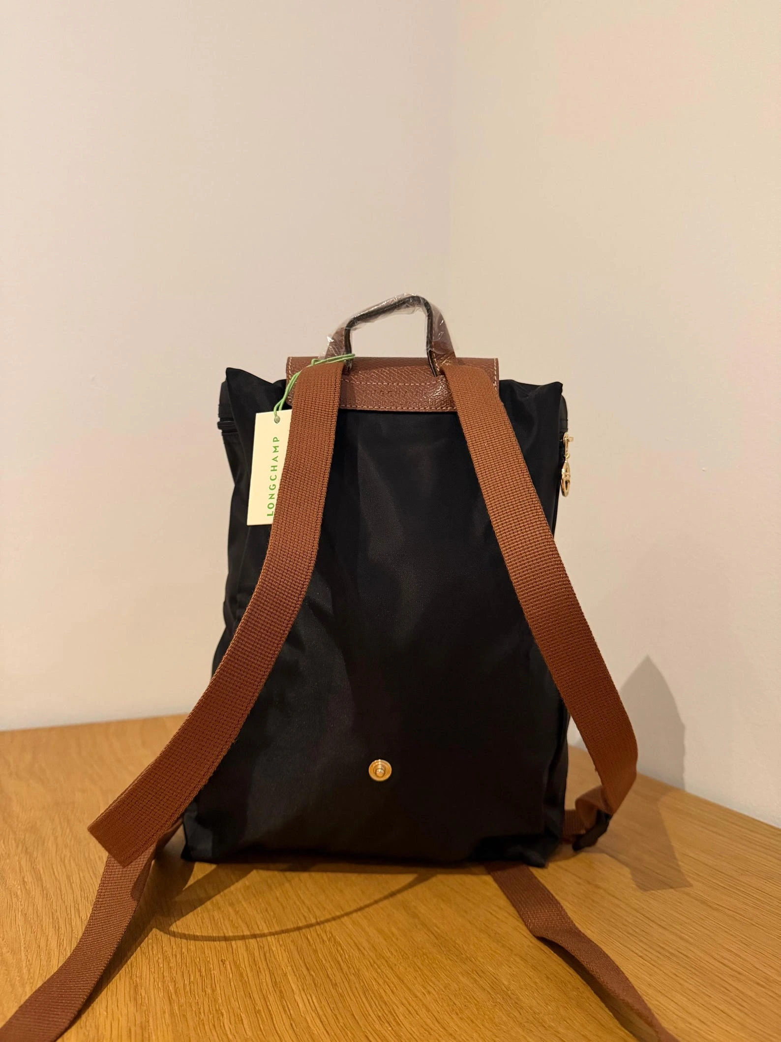 Longchamp Le Pliage Black Nylon Backpack Everyday Commuter and Travel Daypack Perfect Gift - Image 7