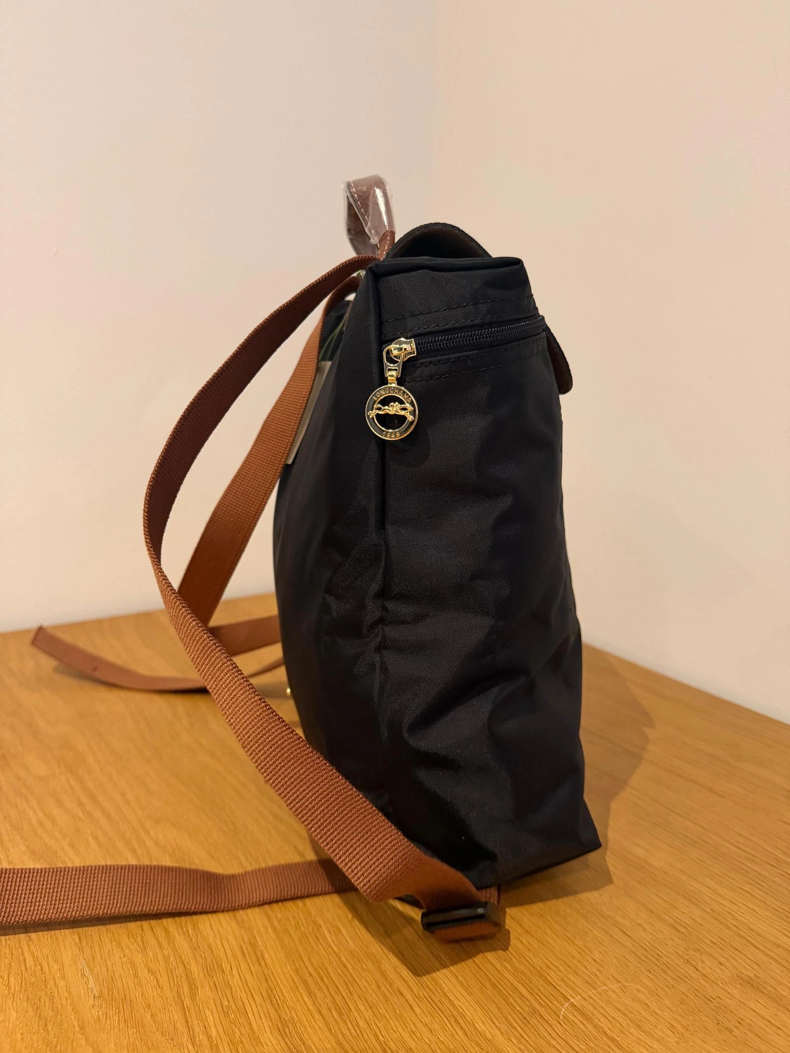 Longchamp Le Pliage Black Nylon Backpack Everyday Commuter and Travel Daypack Perfect Gift - Image 5
