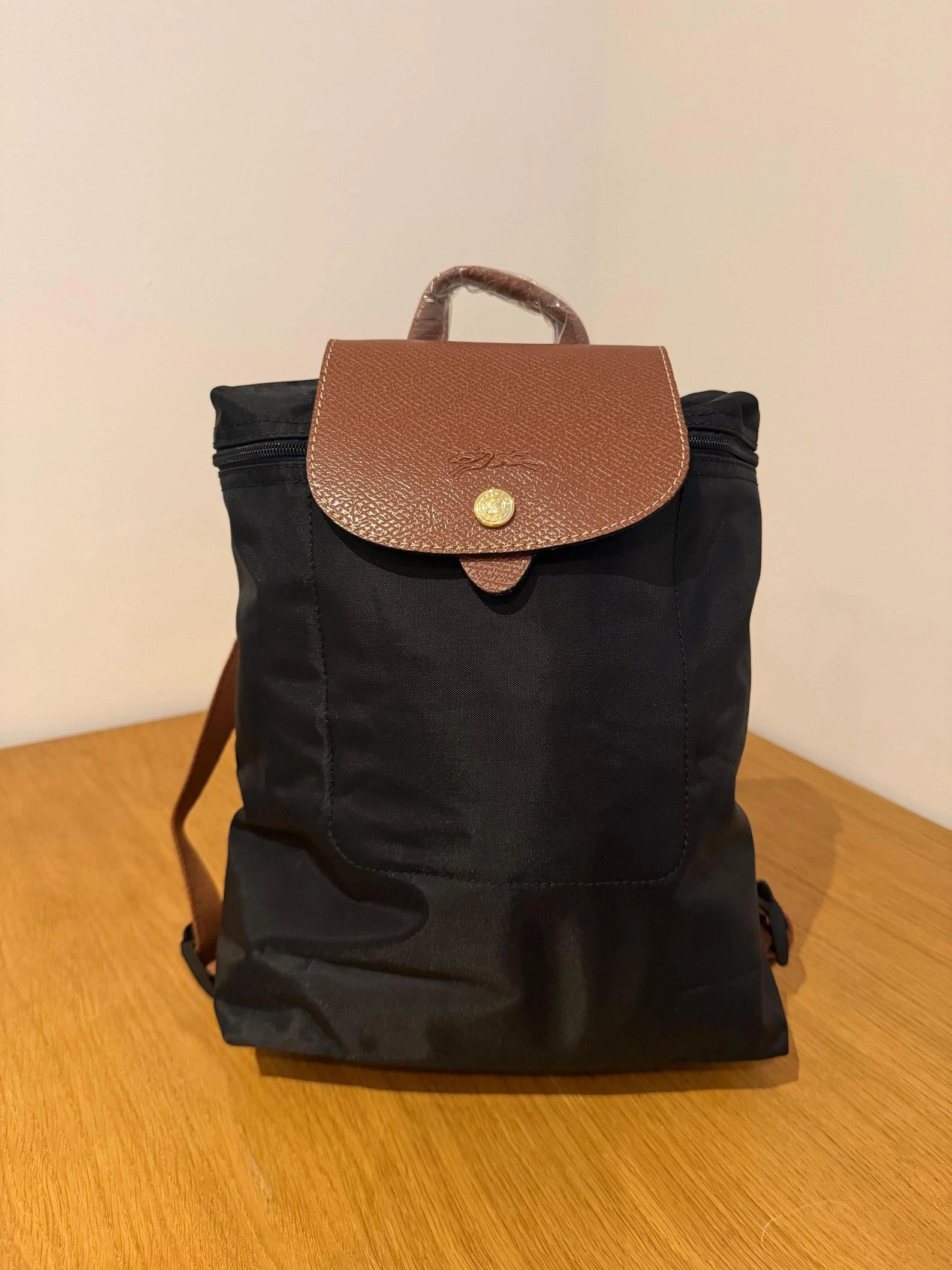 Longchamp Le Pliage Black Nylon Backpack Everyday Commuter and Travel Daypack Perfect Gift - Image 4