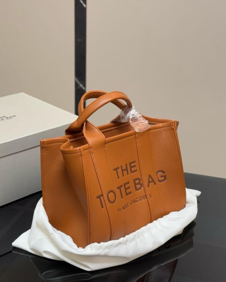 Marc Jacobs Leather Tote Bag with Strap